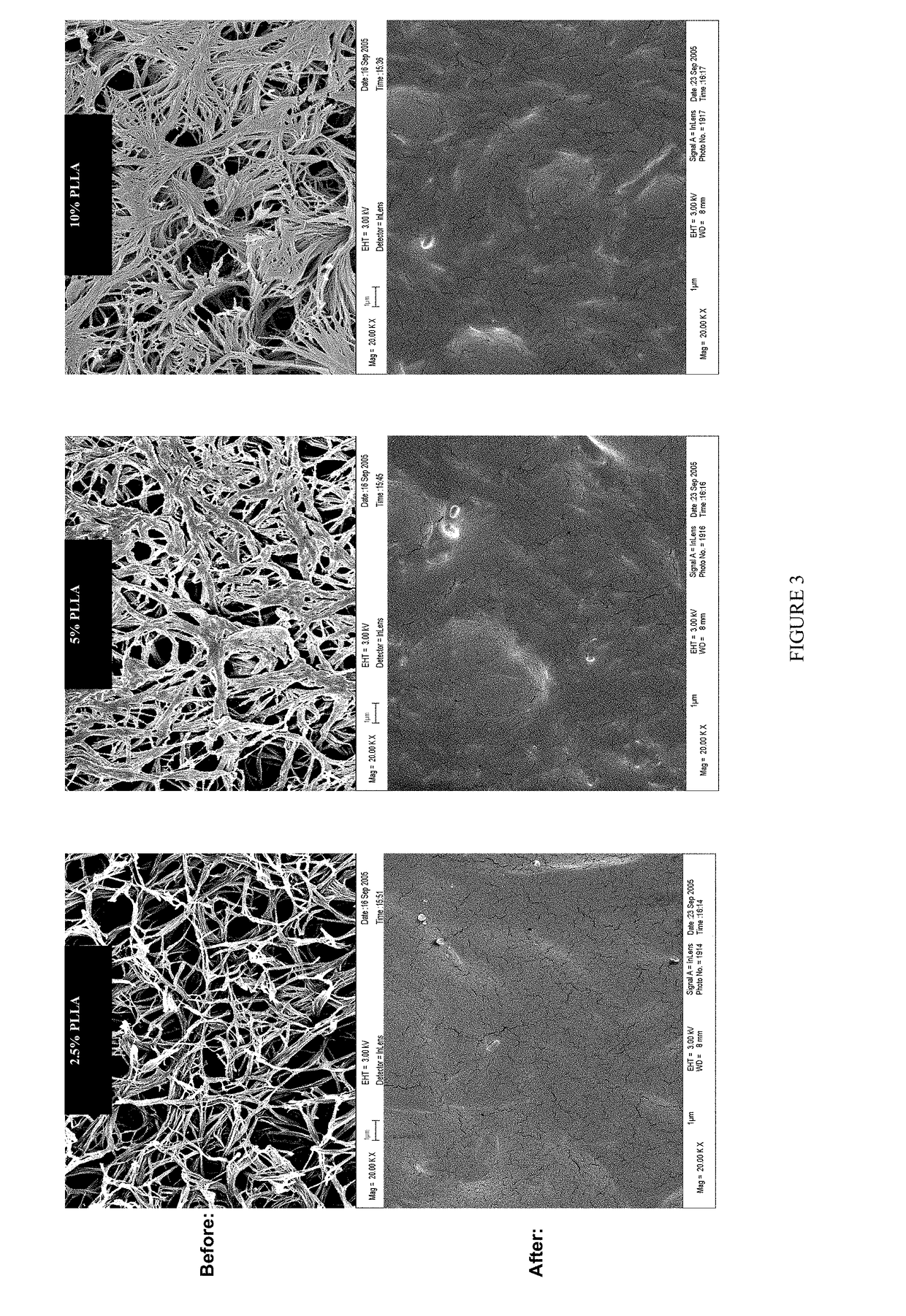 Biodegradable nanocomposites with enhanced mechanical properties for soft tissue engineering