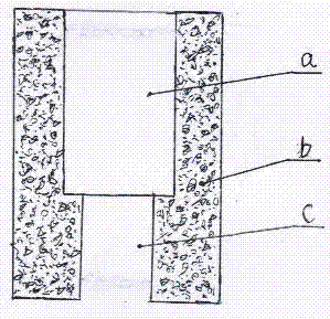 Strong-core cement-soil tubular pile, construction method and tubular rotary drilling tool