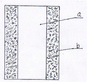 Strong-core cement-soil tubular pile, construction method and tubular rotary drilling tool