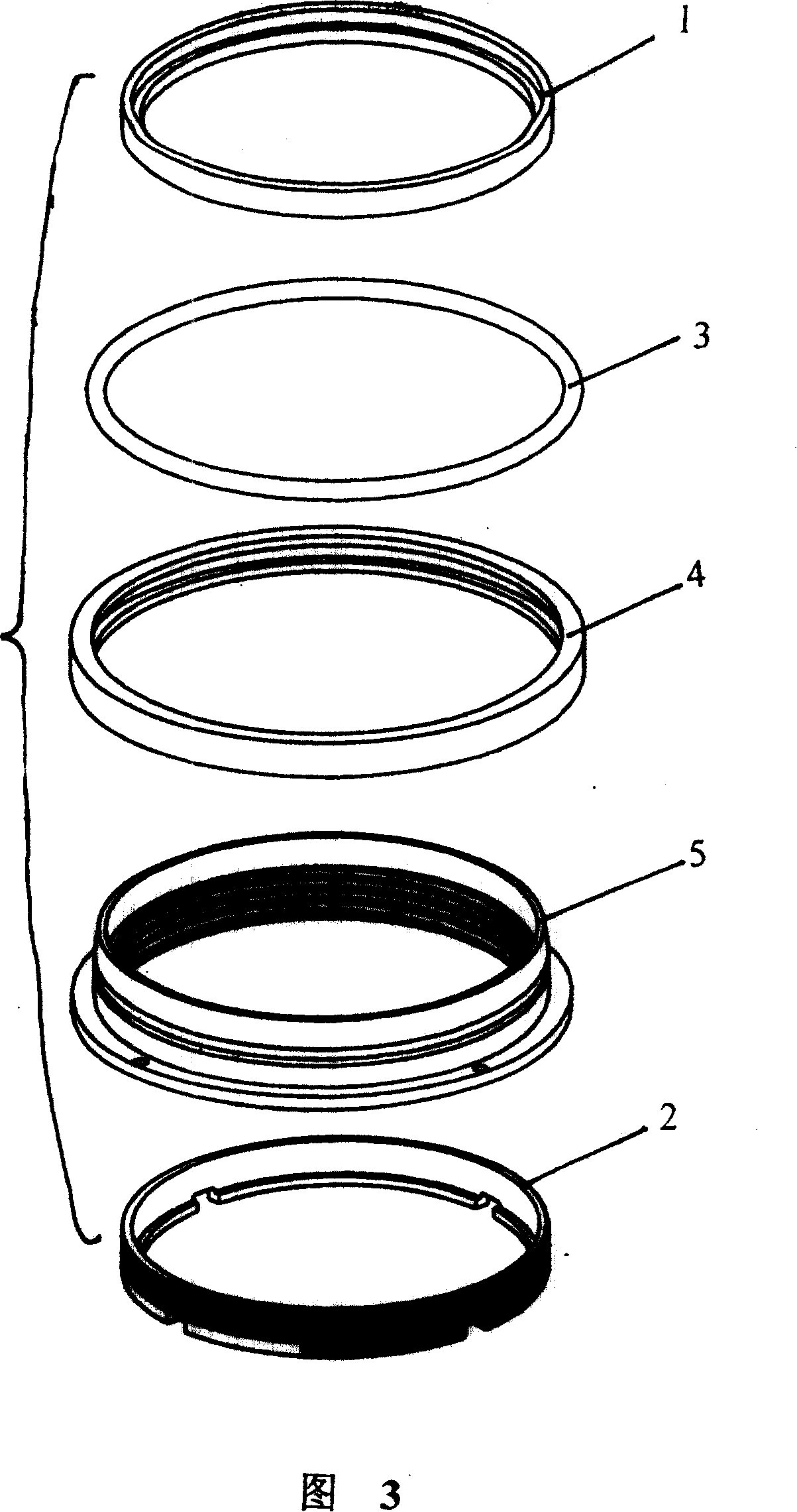 Process for making backing electrode electret condenser type microphones