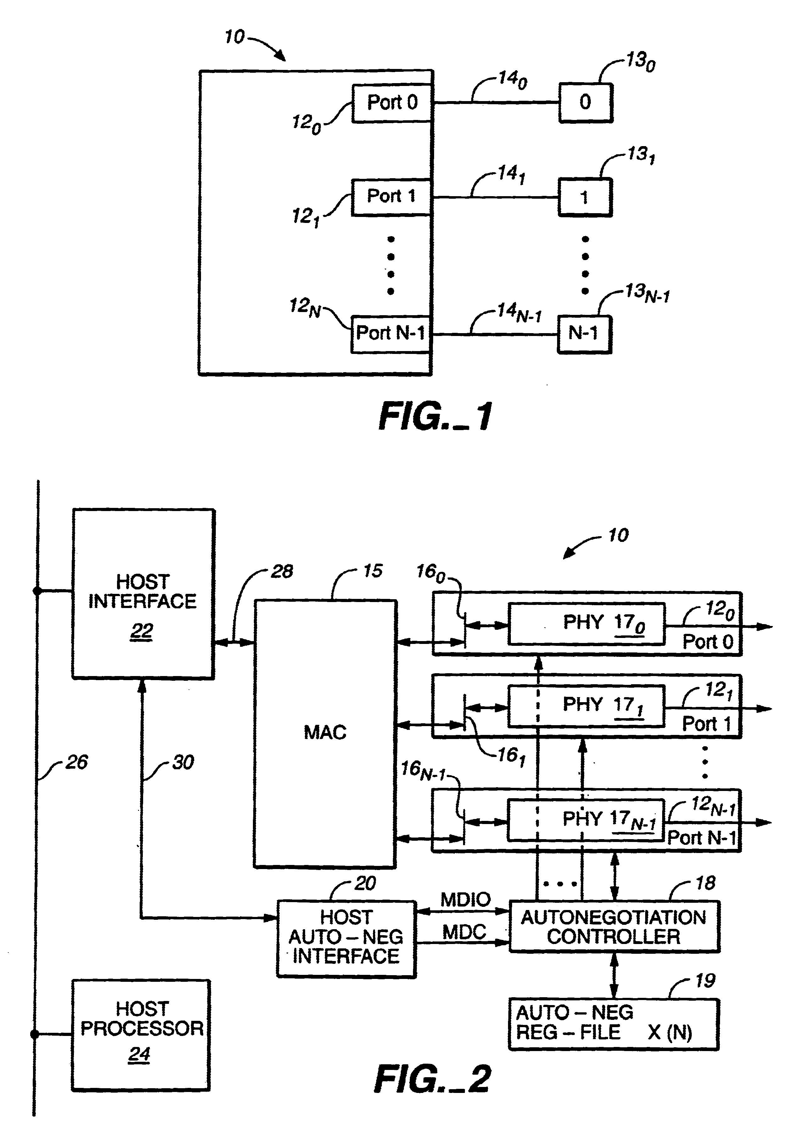 Method for autonegotiating multiple devices with a shared autonegotiation controller