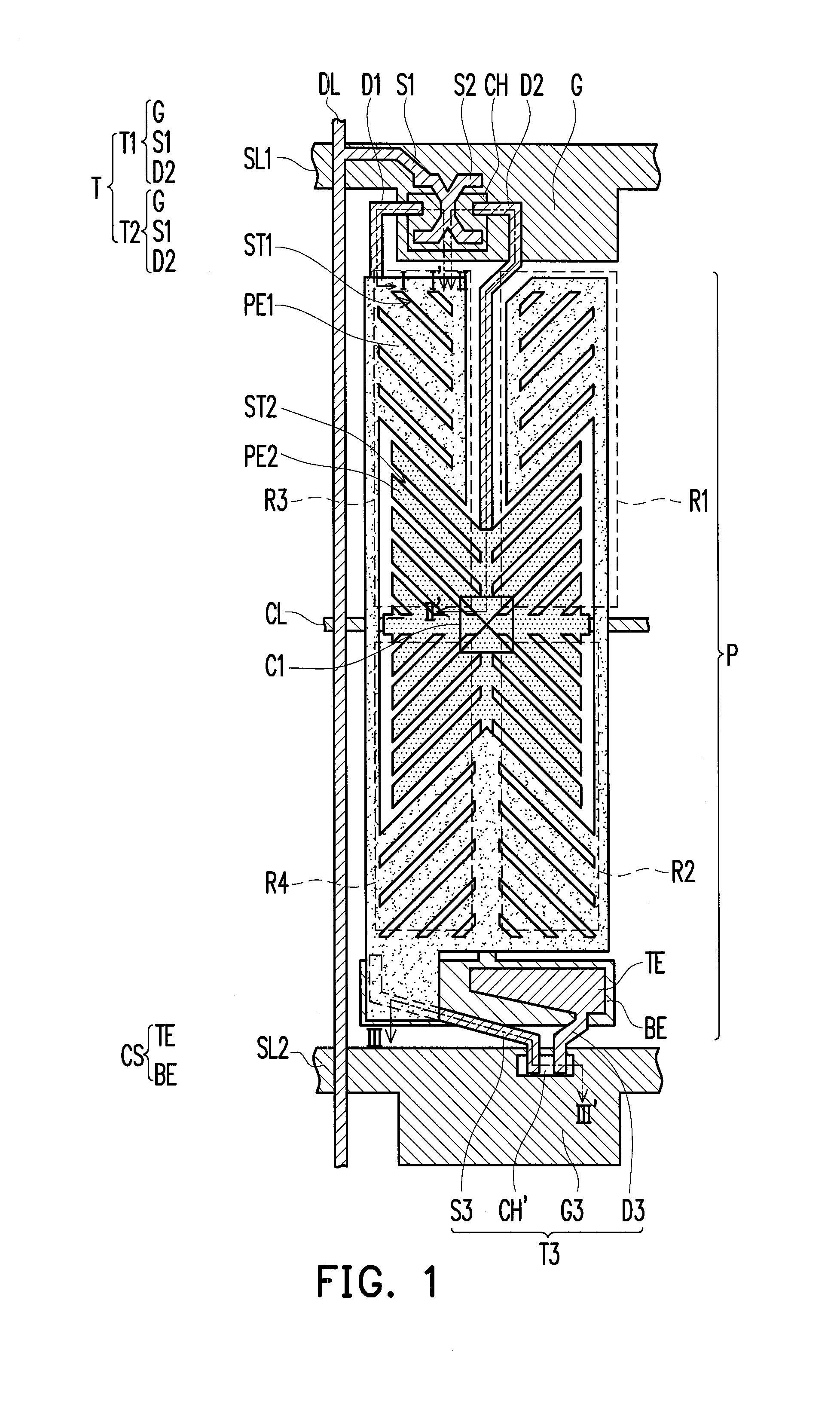 Pixel structure and method of driving the same