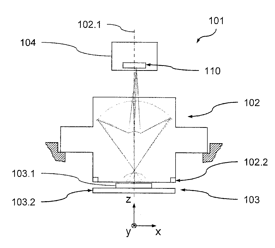 Optical imaging device and imaging method for microscopy