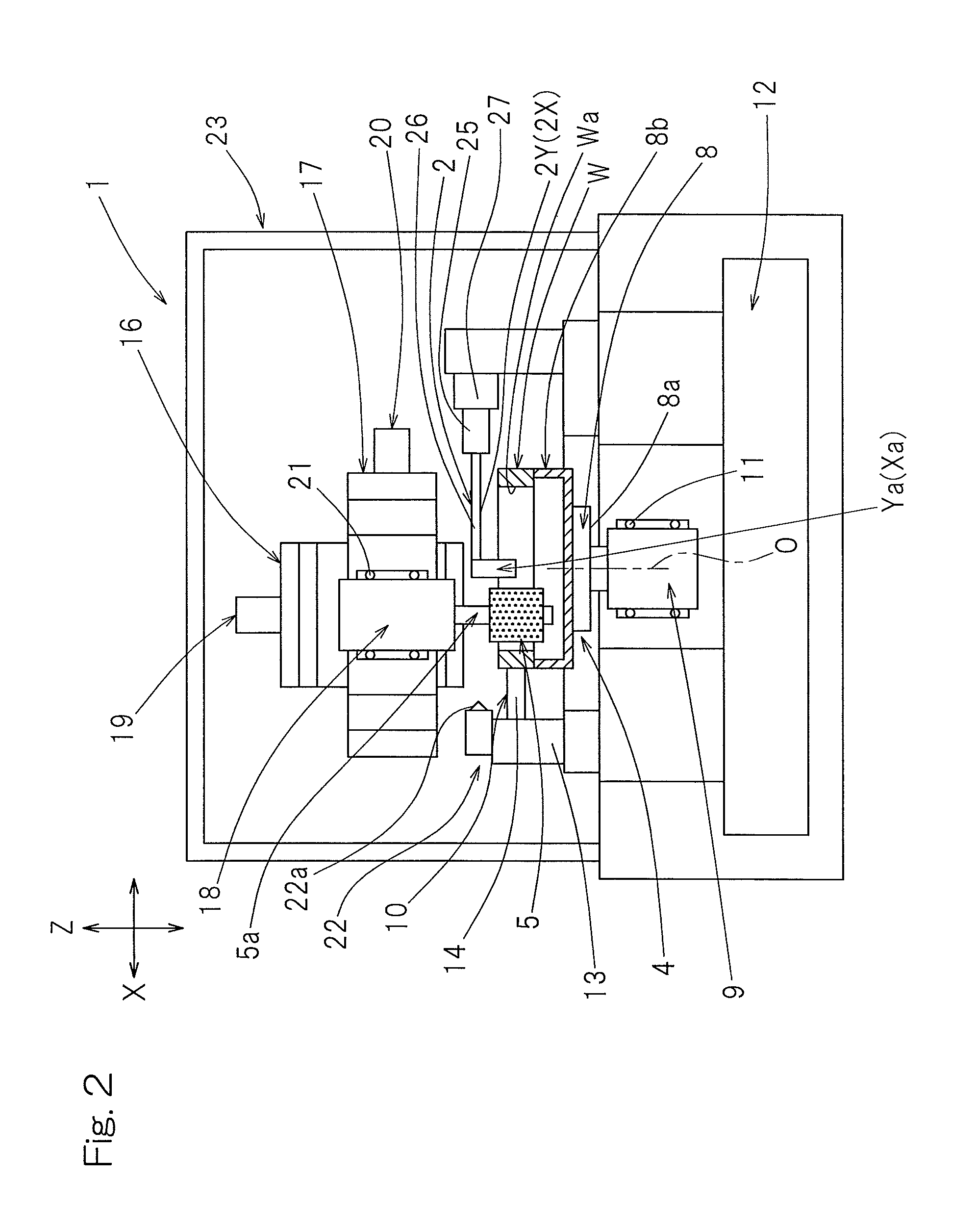 Processing diameter measurement device with grinder measurement malfunction assessment function