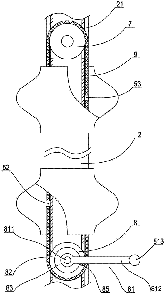 Clothes hanger structure of garment steamer