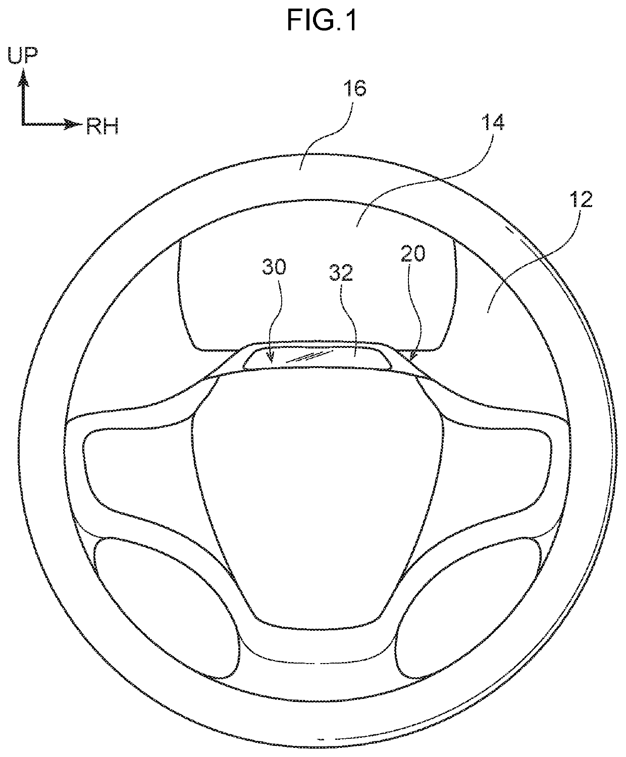 Driver monitoring device mounting structure