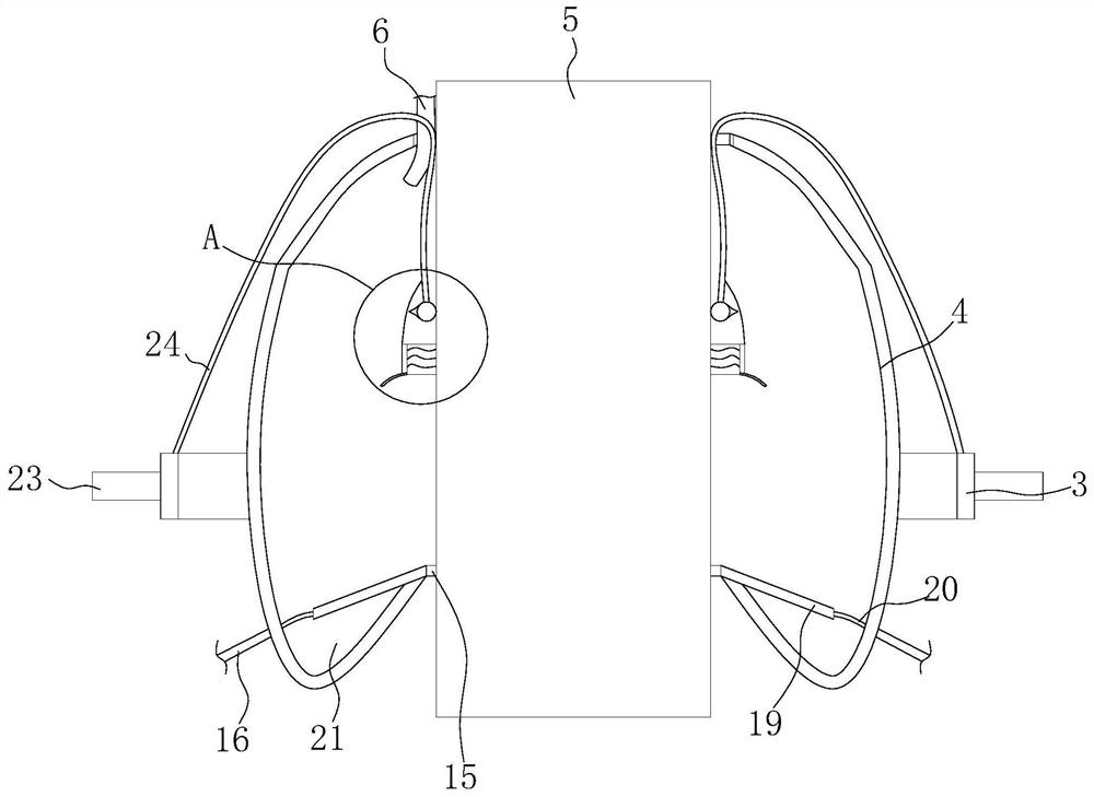 An insect repellent device based on landscaping engineering for disorderly penetration of tree trunk surface gaps