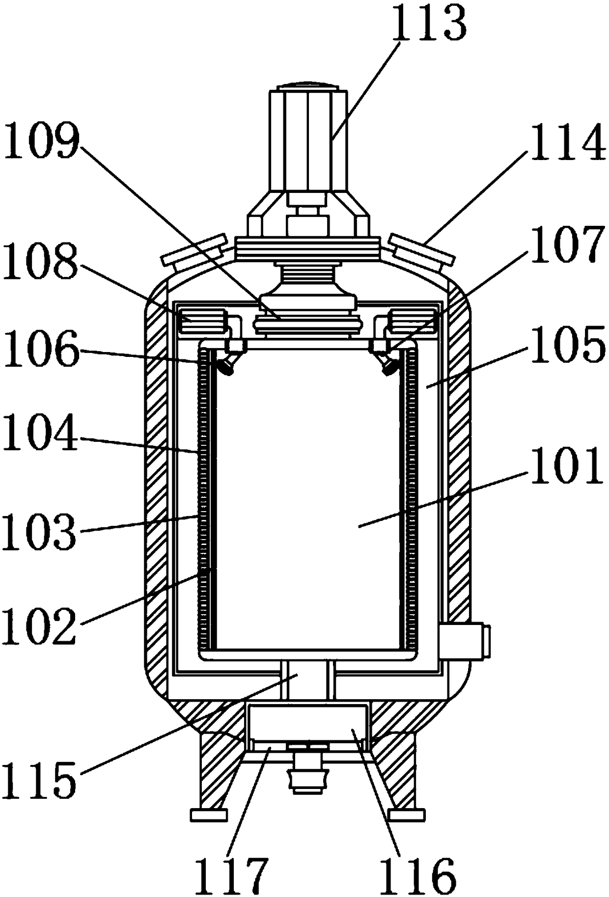 Dirt separation equipment for water environment