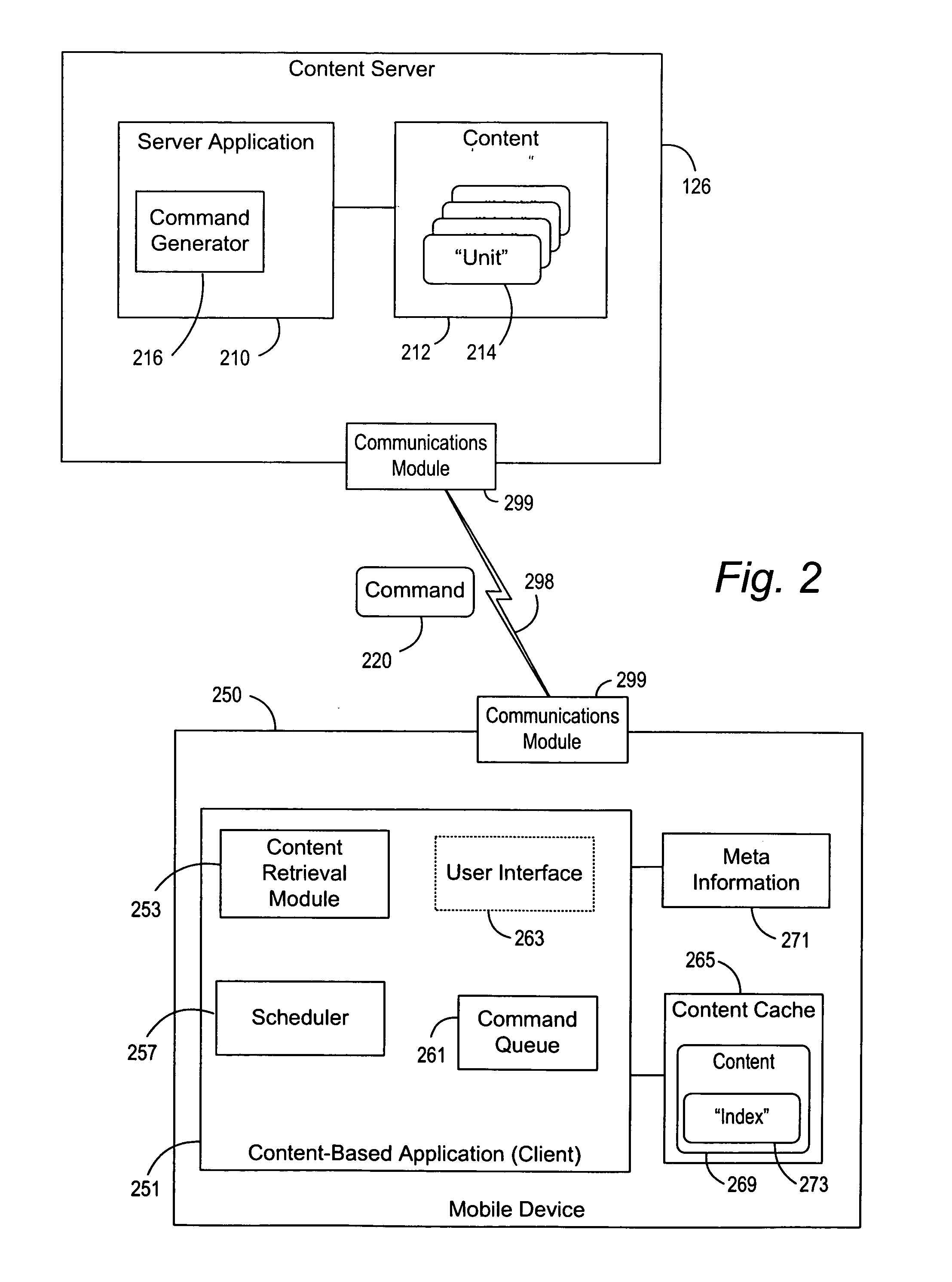 System and method for scheduling content updates in a content-based application