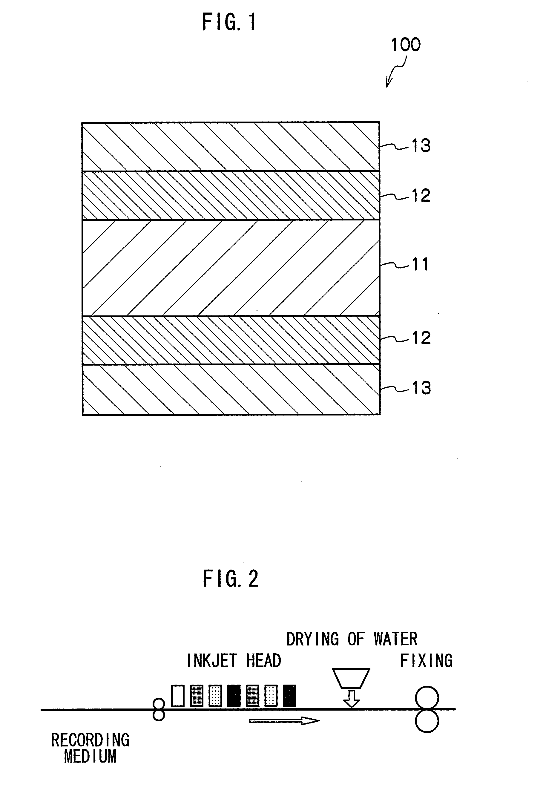 Recording medium and manufacturing method thereof, and inkjet recording method