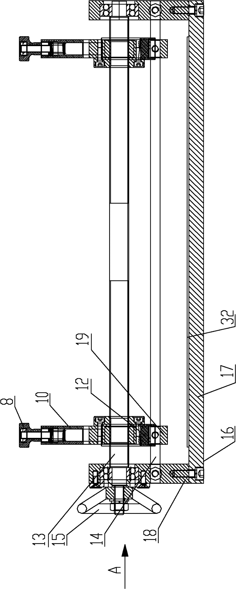 Tire section structure surveying instrument and method