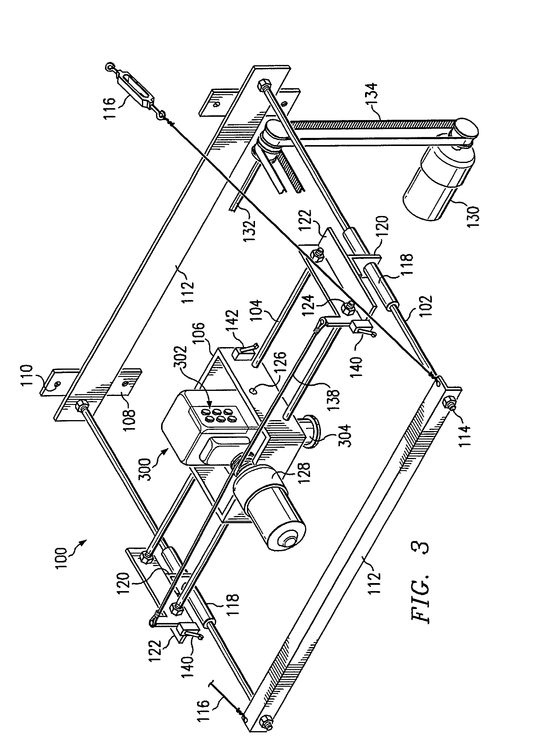X-Y video camera support and positioning system