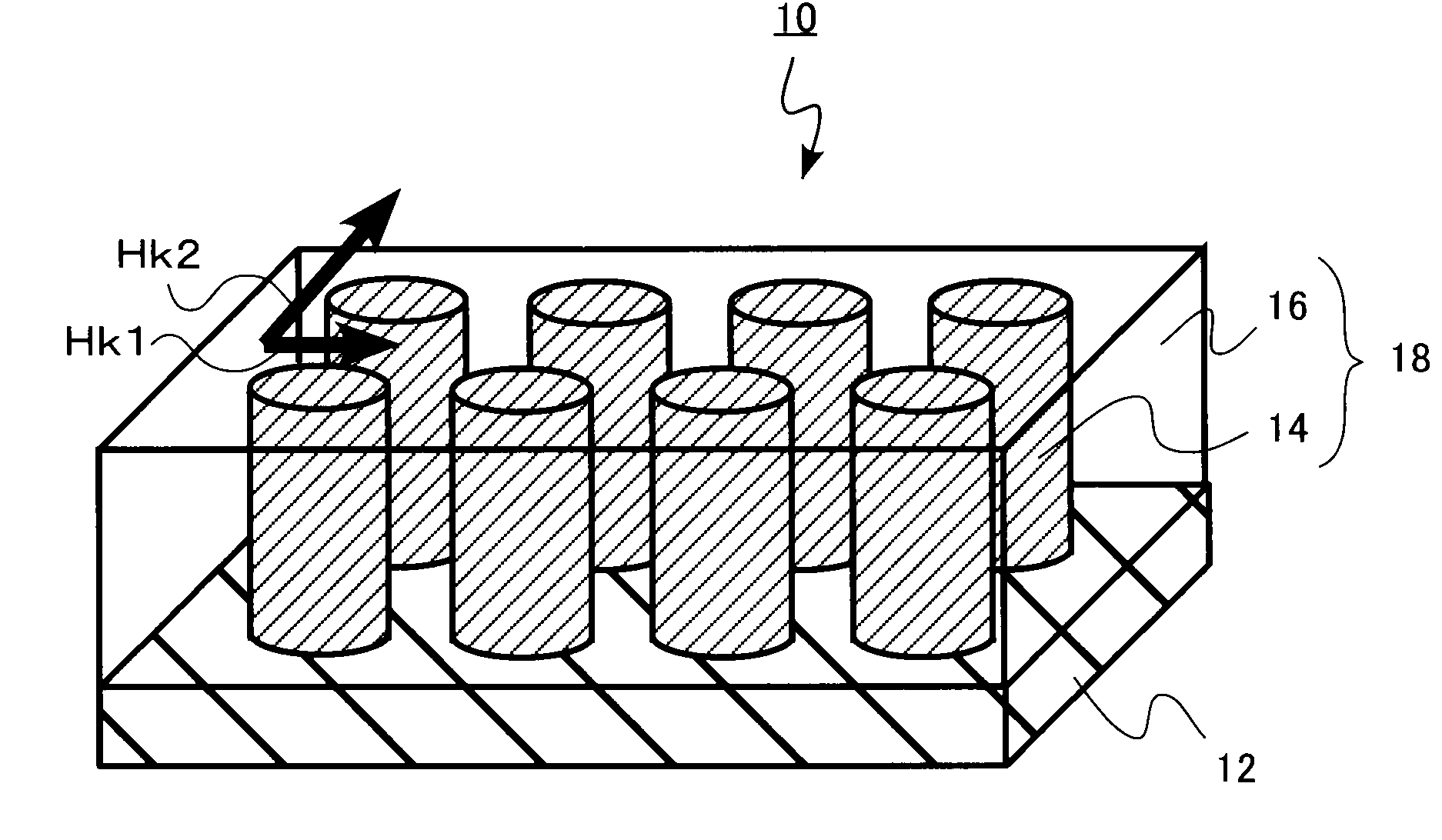 High-frequency magnetic material and antenna system using thereof