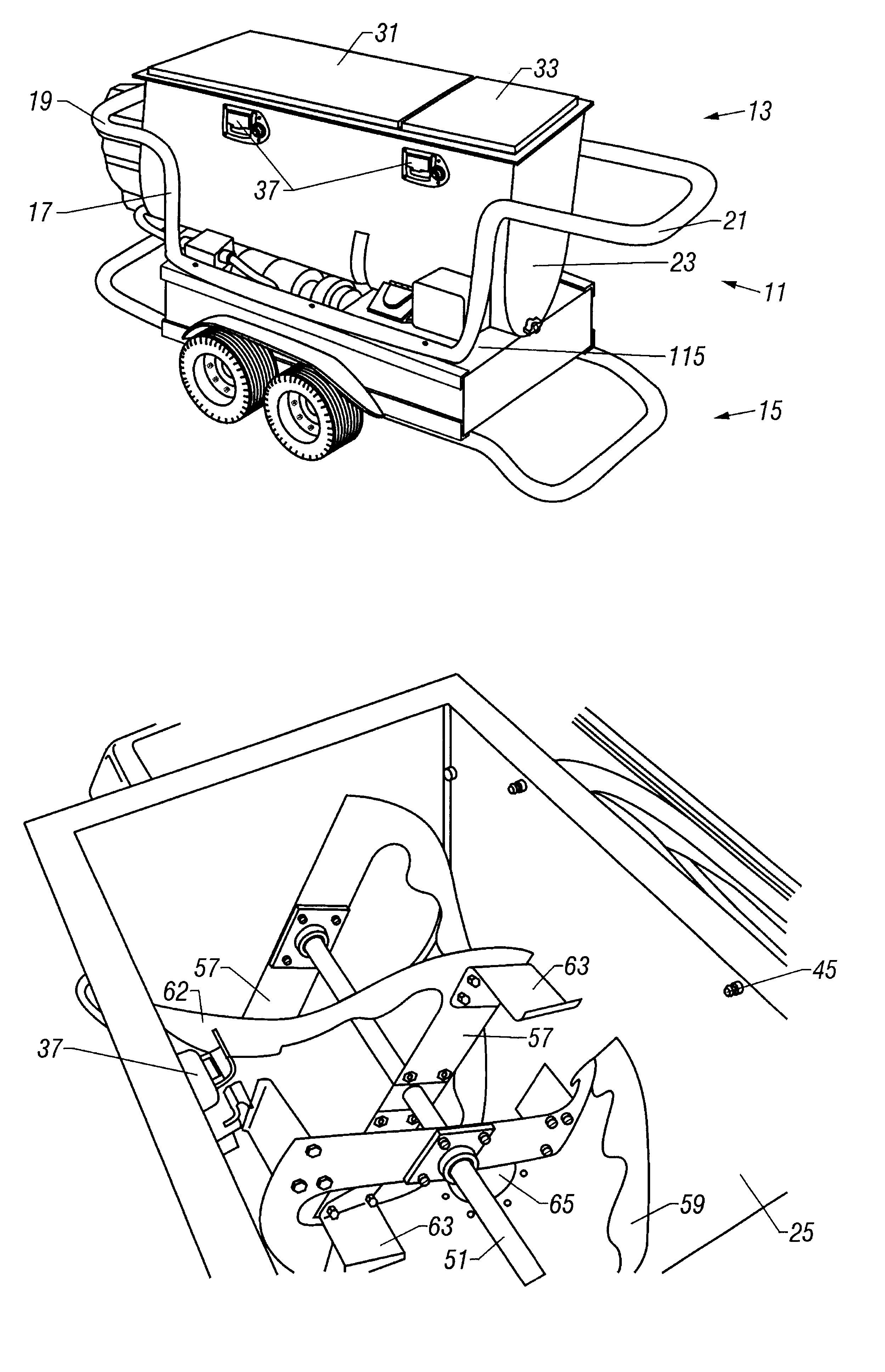 Apparatus for automated finishing of interior surfaces