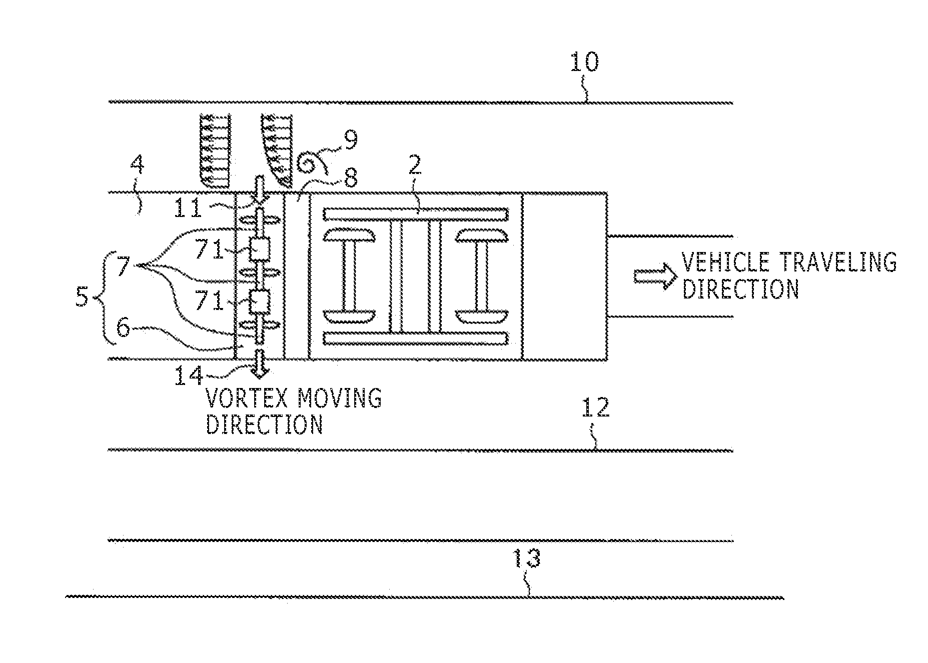 Vehicle vibration suppression device