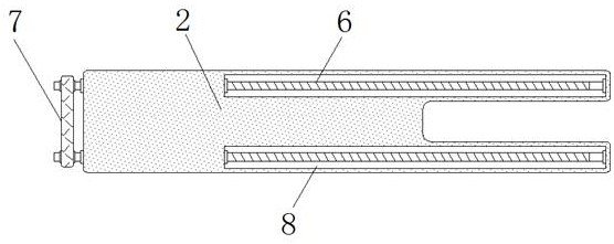 A kind of pneumatic inner diameter detection tool in the depth of building pile foundation pit