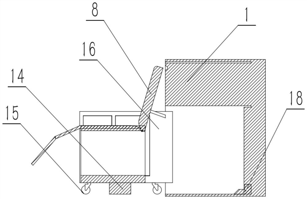 Multifunctional shared bedside cupboard and control system thereof