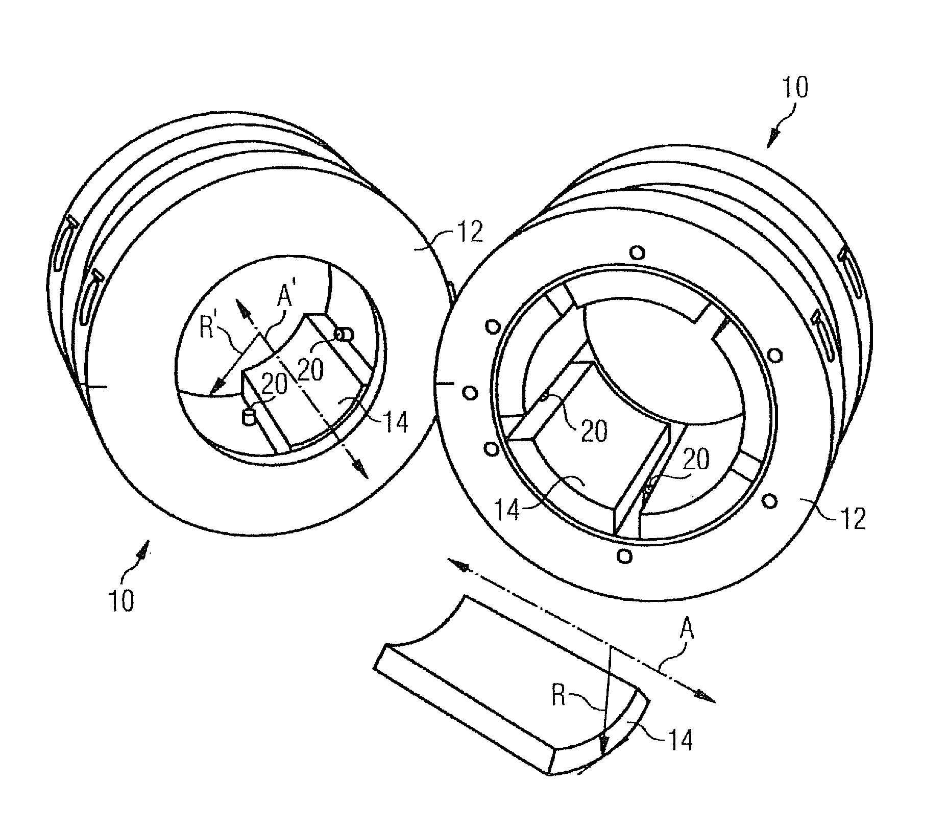 Apparatus for supporting a rotating shaft