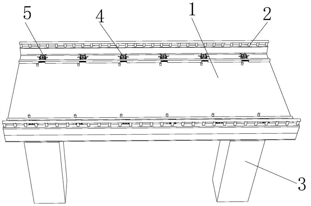 Viaduct capable of promoting drainage speed of bridge floor