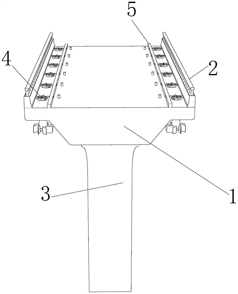 Viaduct capable of promoting drainage speed of bridge floor