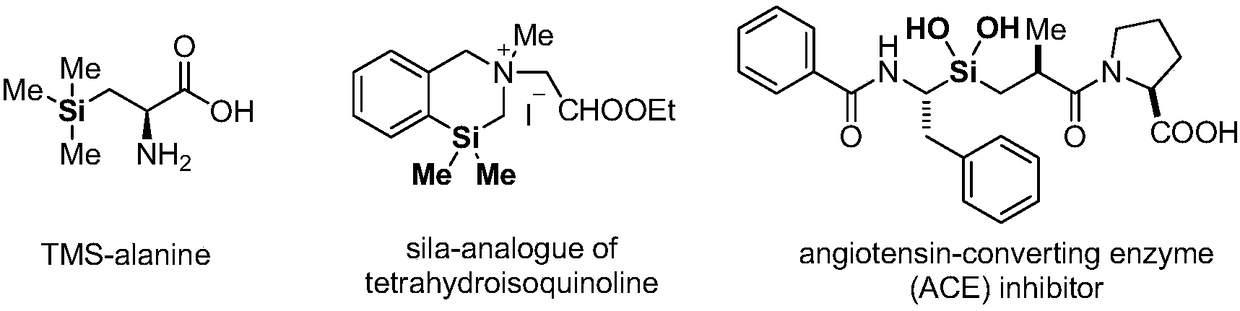 A kind of synthetic method of amino acid derivative substituted with β-silicon group