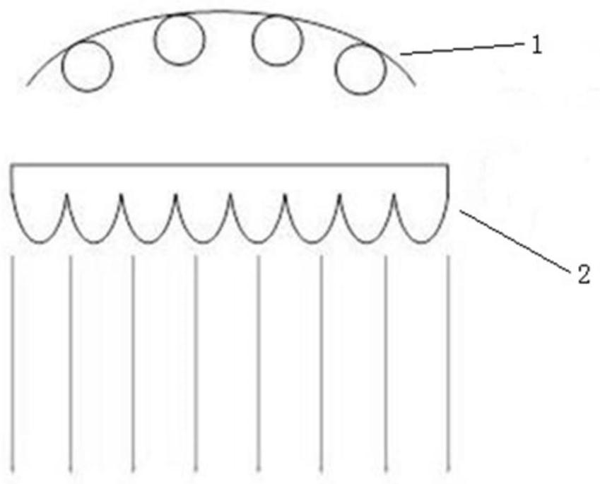 Stepping exposure method based on UV-LED photoetching light source