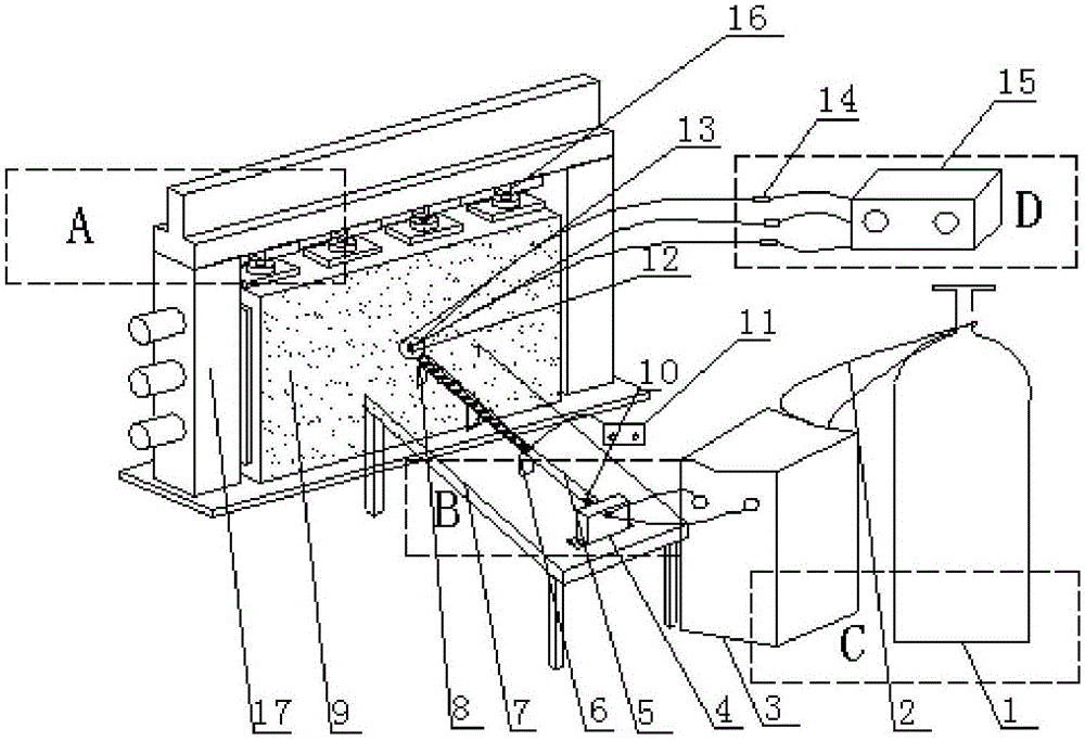 Controllable experiment device for simulating roadway unloading and method for applying controllable experiment device