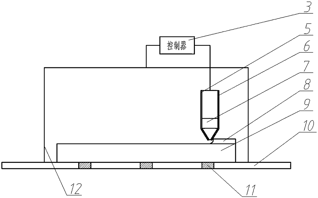 Additive manufacturing method for laser-assisted laser cladding