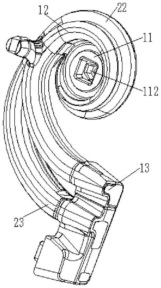 Double sand core positioning device and method