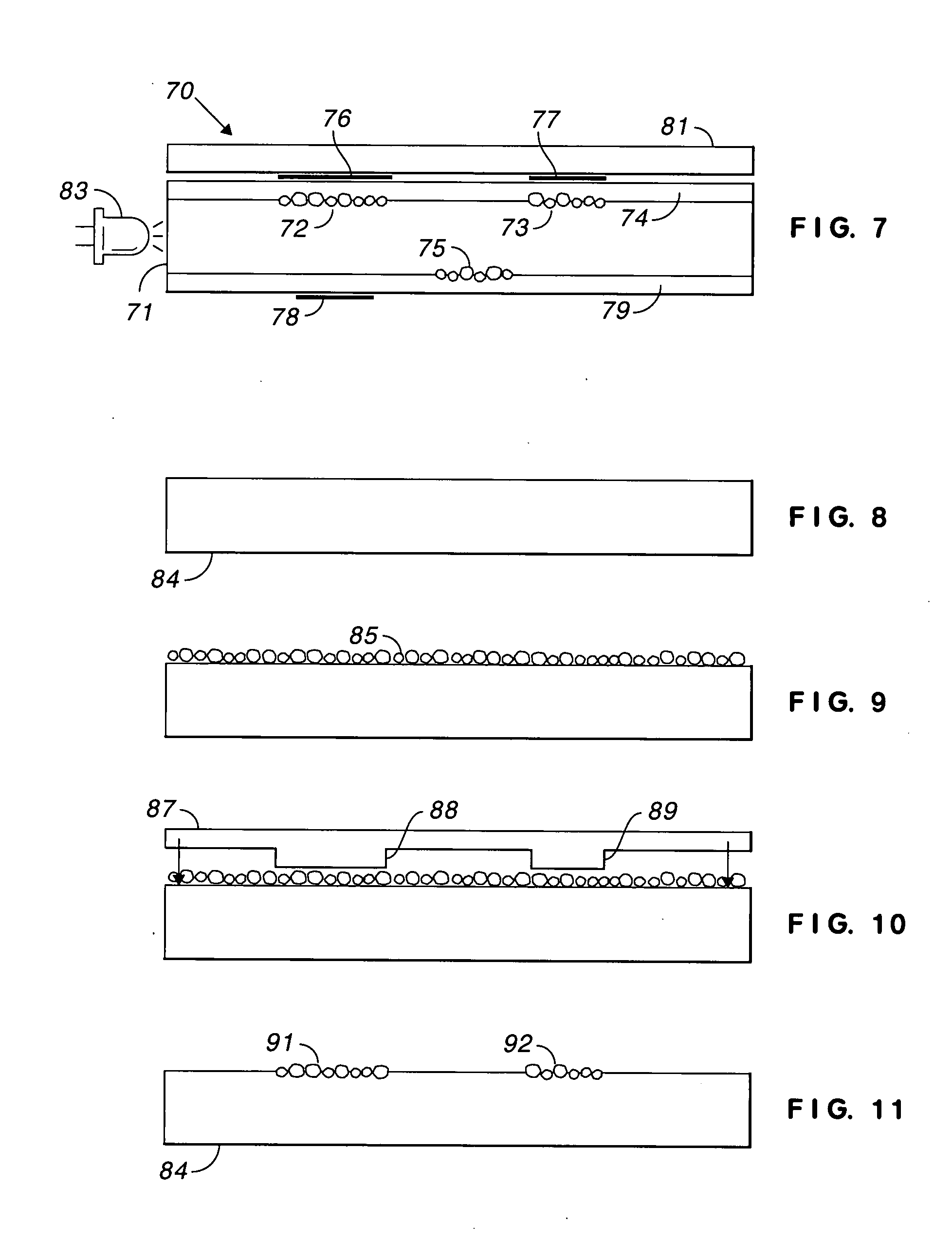 Light guide with imprinted phosphor