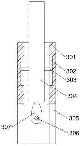 Centrifugal sewage treatment device with up-and-down reciprocating motion function