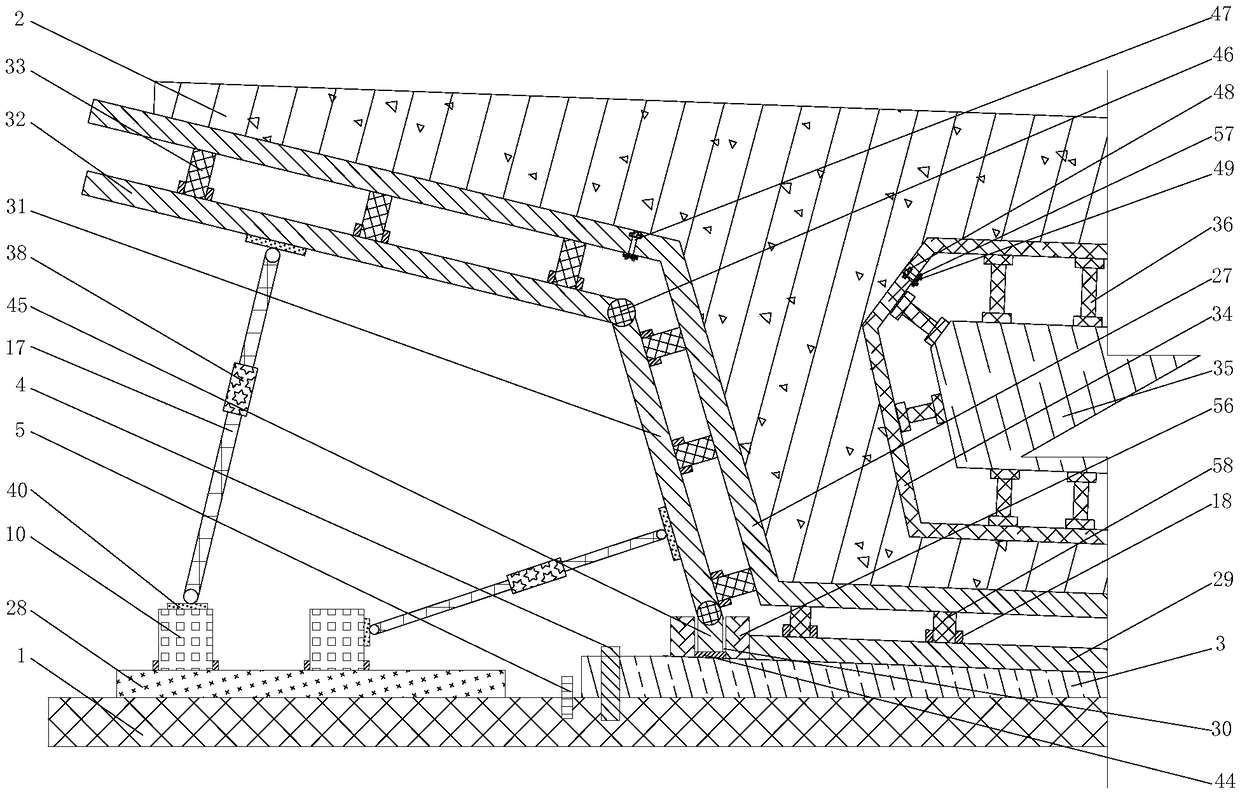 Construction method of cast-in-place box girder with variable curvature based on adjustable formwork