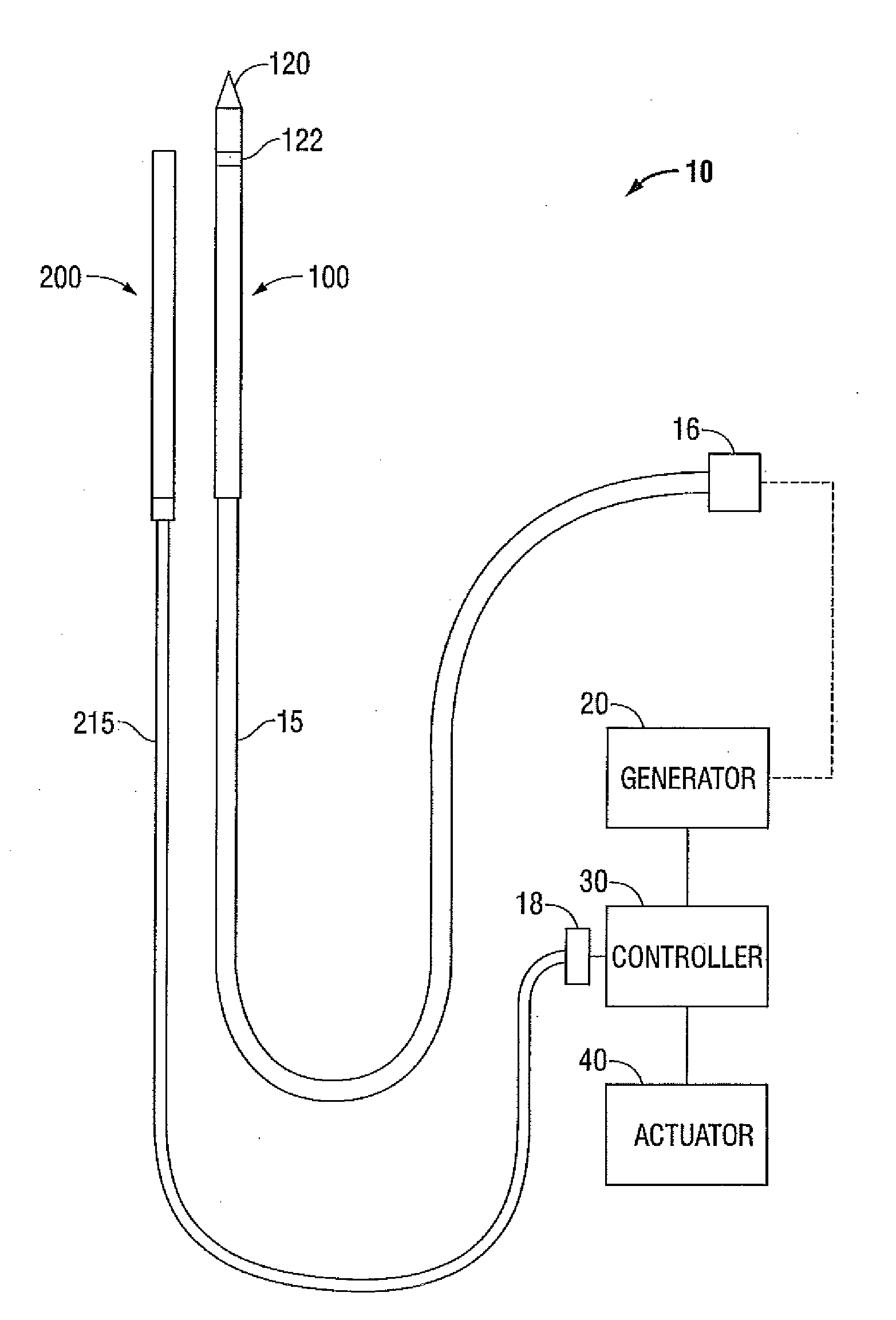 Microwave Ablation System With Dielectric Temperature Probe