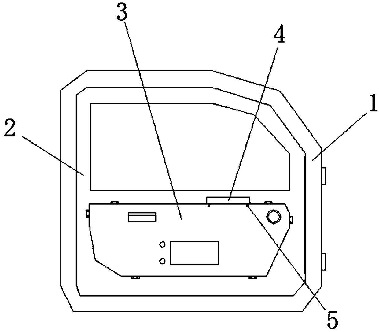 Left and right front door switch control panel