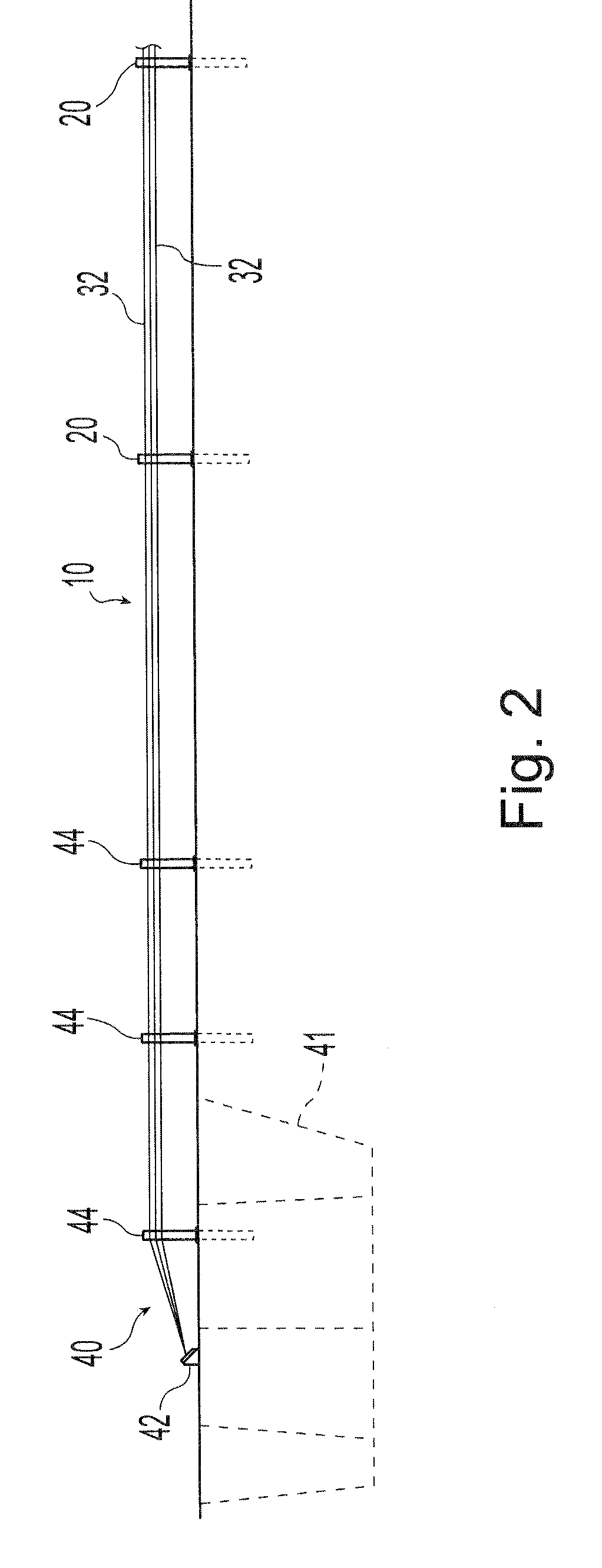 Roadway guardrail system and hanger