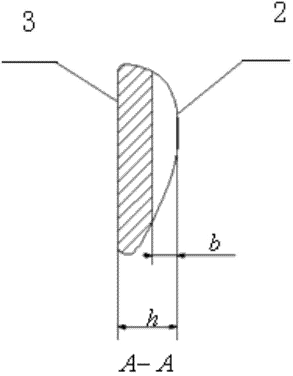 Determination method of fan blade crack position