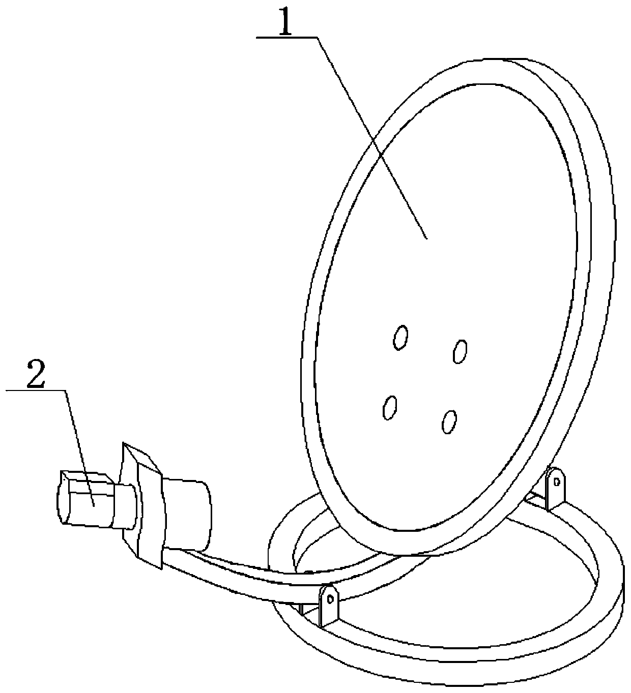 Antenna for receiving television signals
