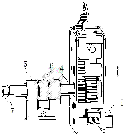 Double-clutch device for high-safety electronic lock and electronic lock