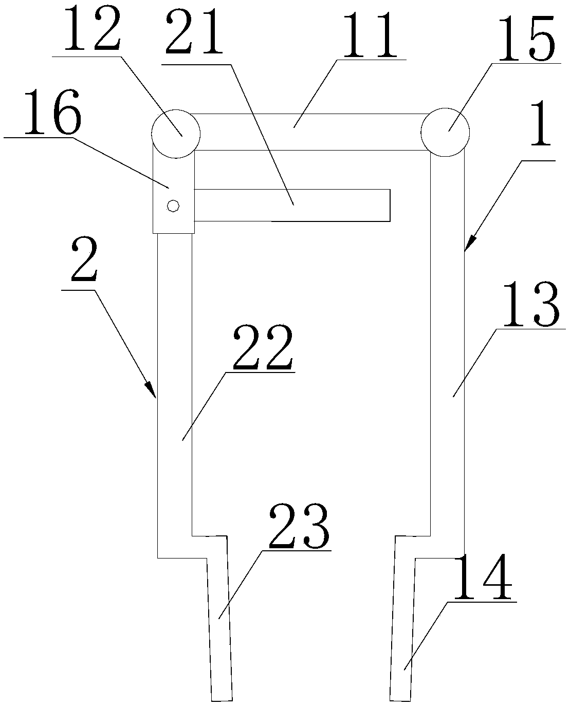 Seedling carrying clamp