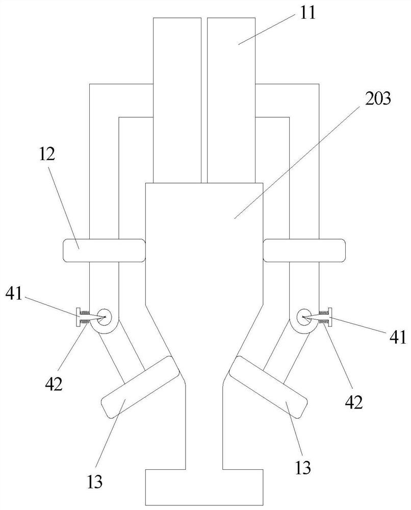 A straddle-type monorail system that adapts to different slopes by adjusting the wheel-rail force