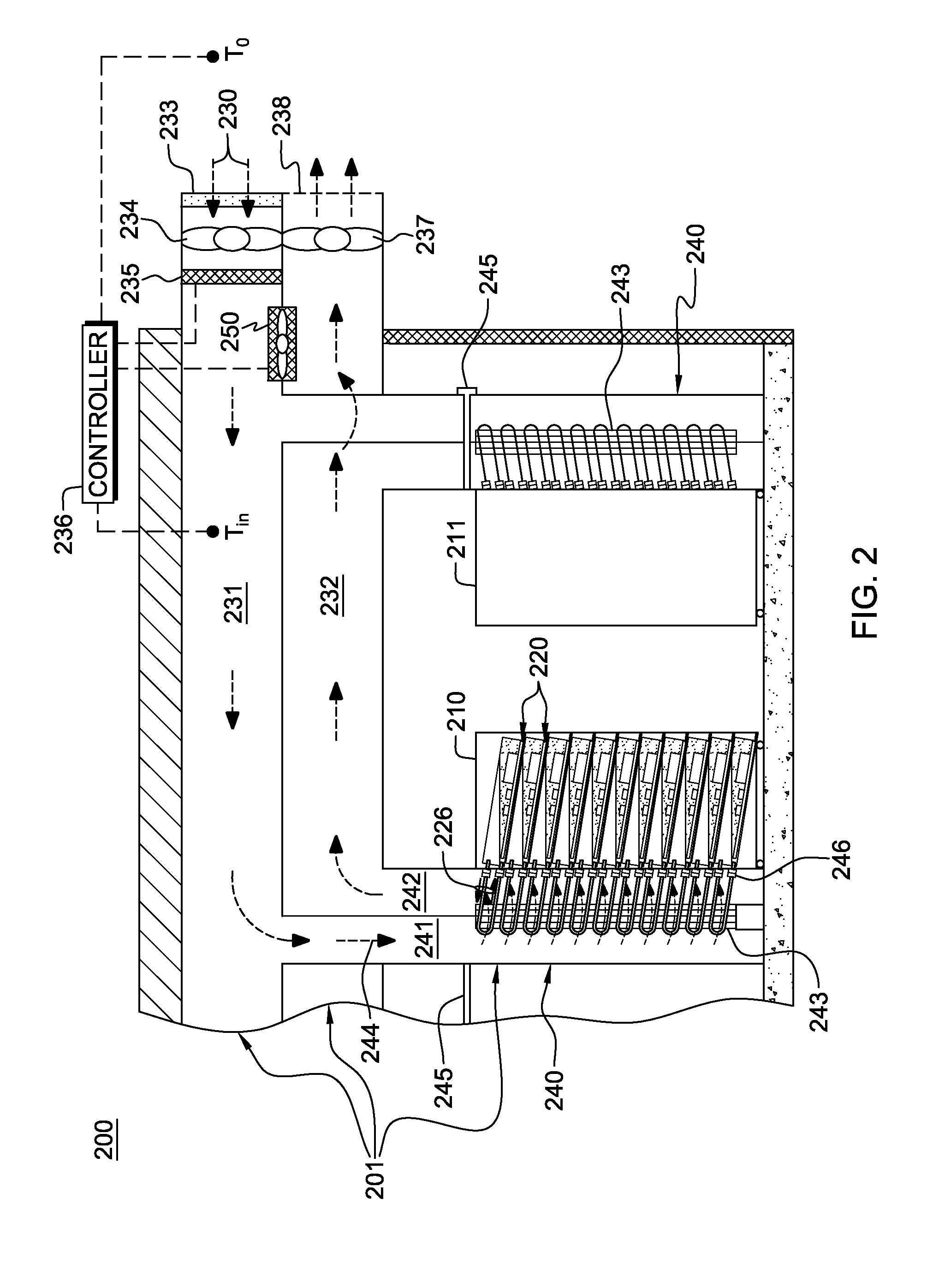 Air-side economizer facilitating liquid-based cooling of an electronics rack