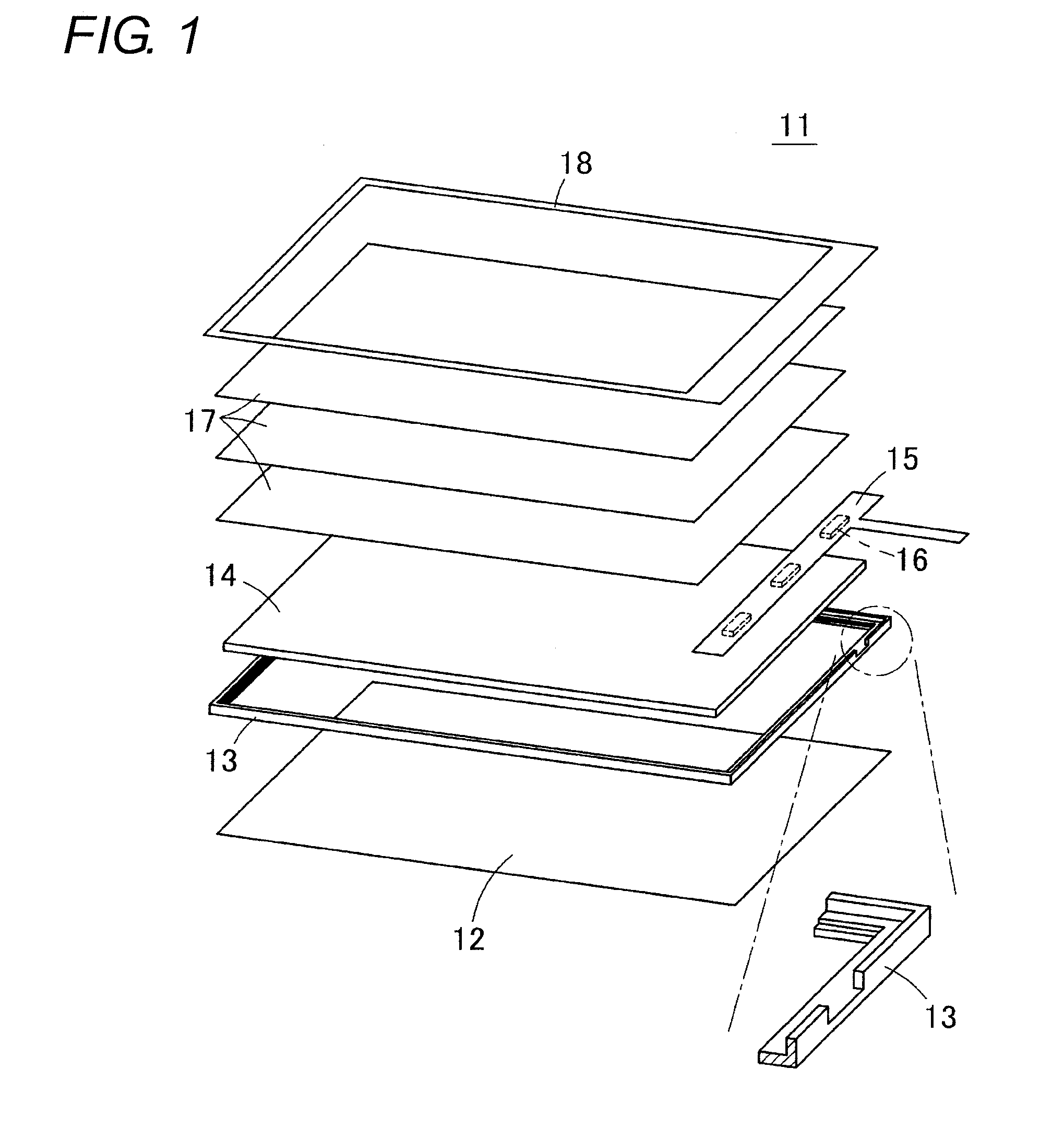 Surface light source device and frame used therein