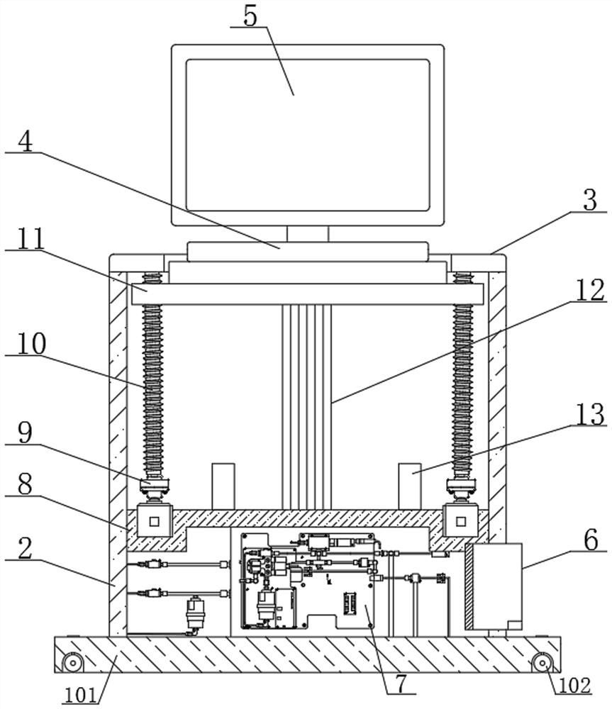 High-temperature high-pressure steam conveying pipe network management system and using method thereof