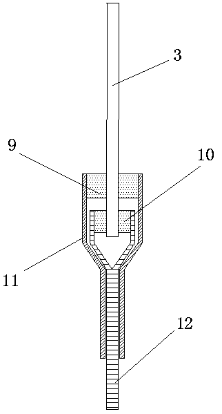 Double-cross detector and testing method for testing shearing strength values of soil mass in situ