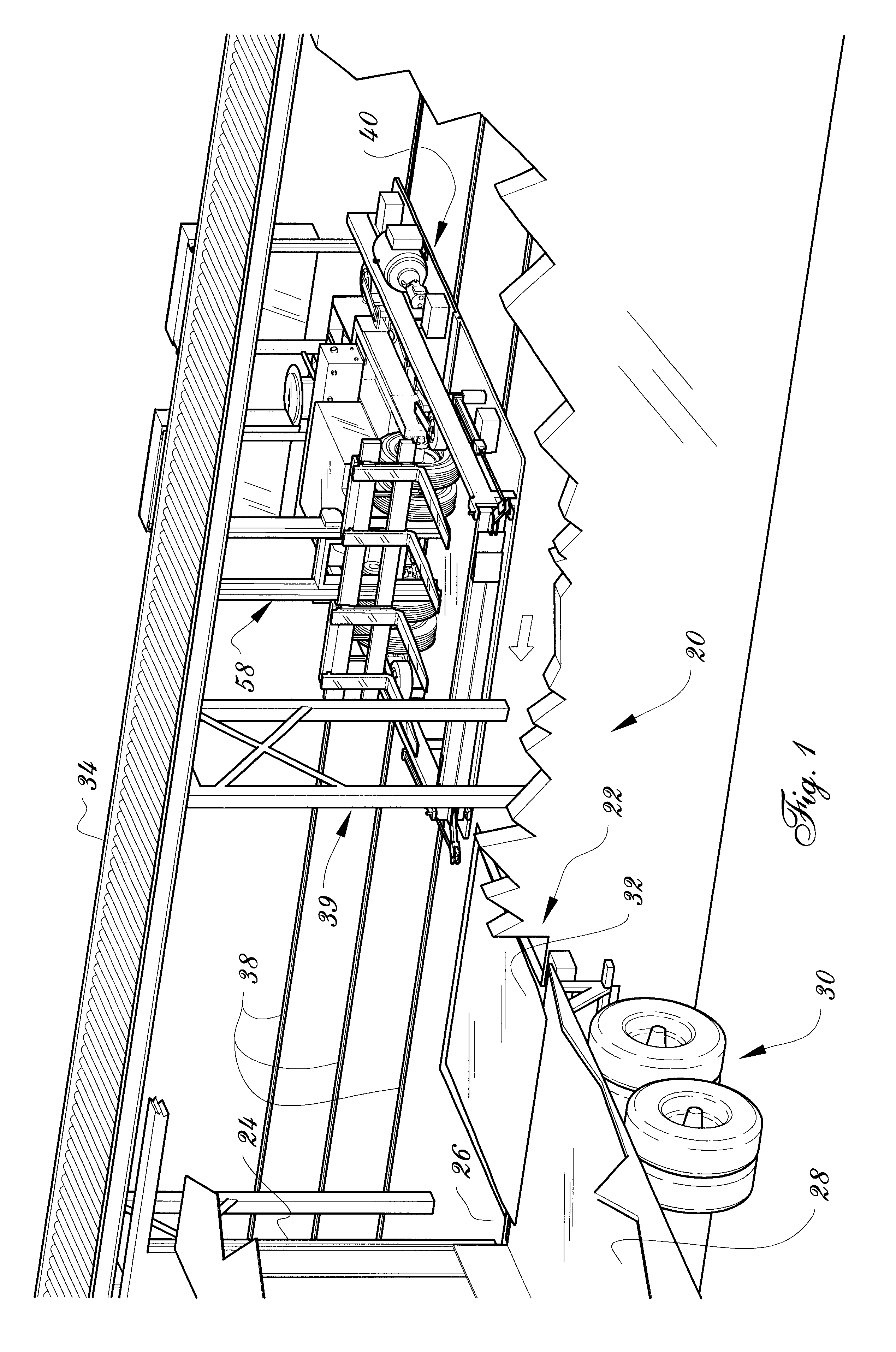 Vehicle loading and unloading system