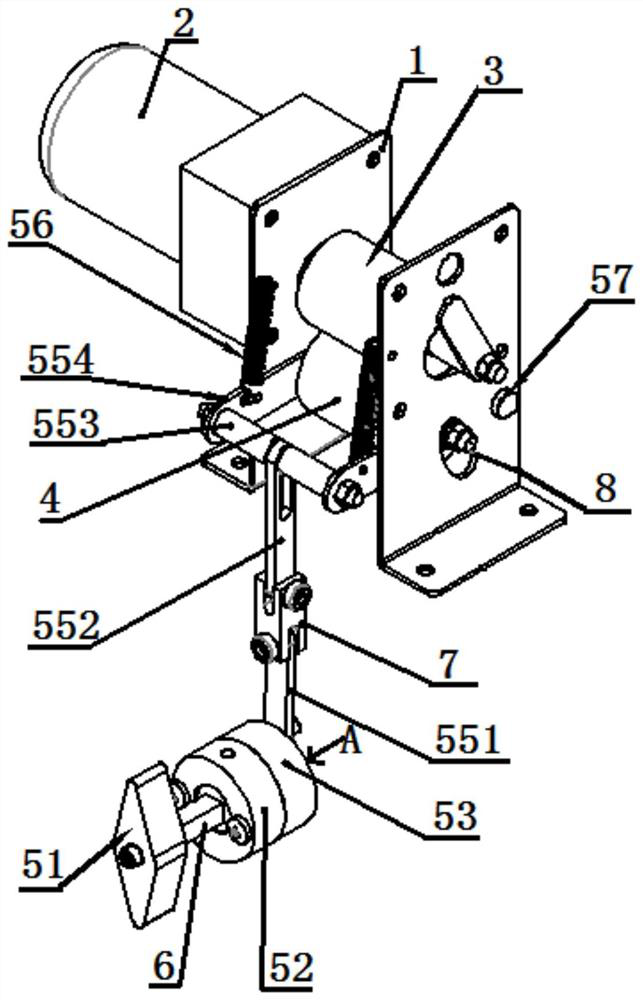 A wire feeding drive mechanism and wire outlet machine