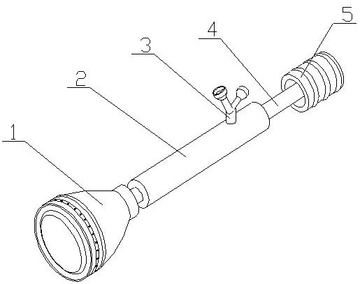 A hydraulic cylinder inner wall cleaner