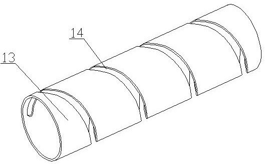 A hydraulic cylinder inner wall cleaner