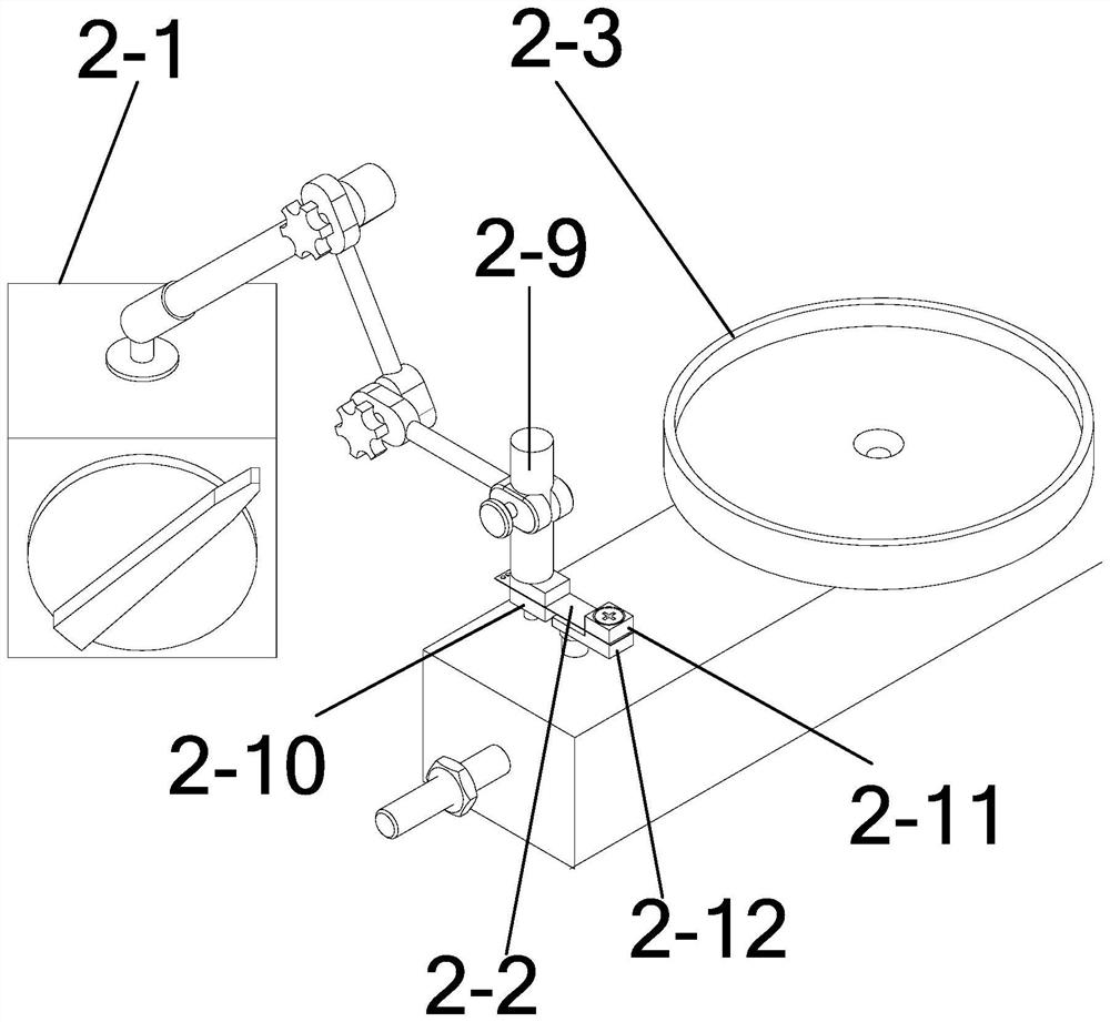 A hovering characteristic test simulation device and method of a lever-type Mars UAV rotor system
