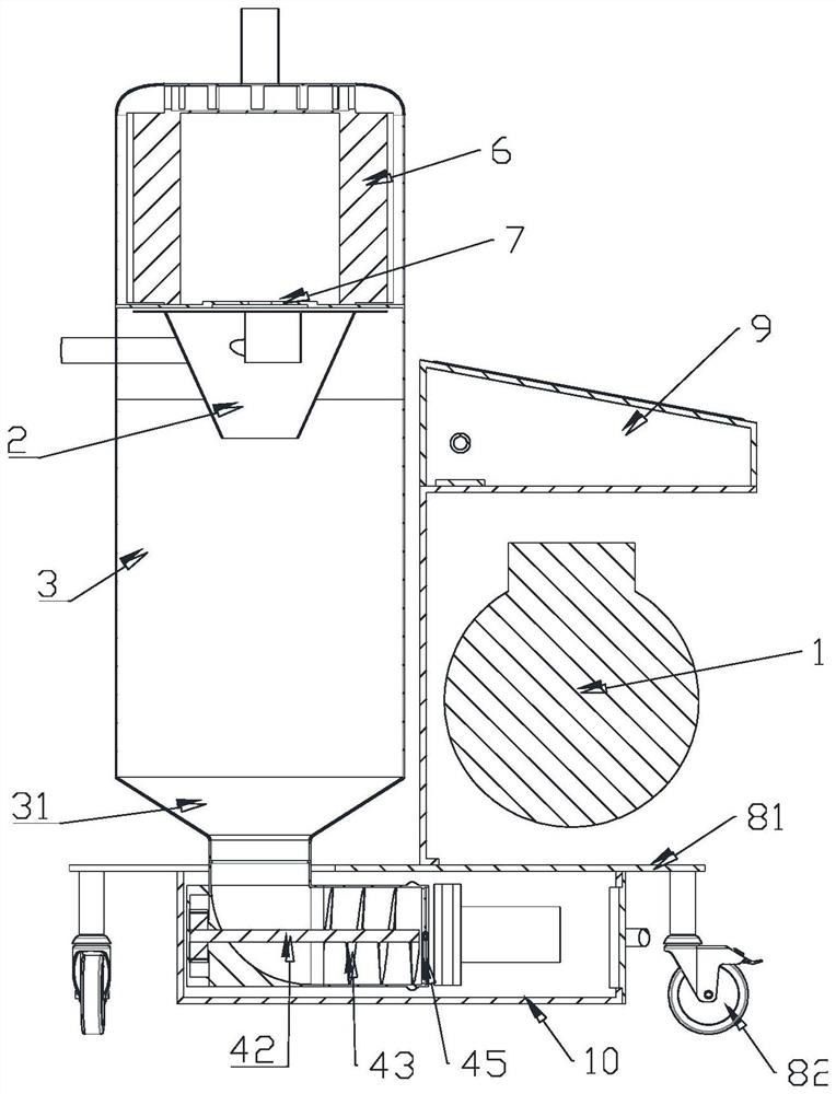 Medical waste collection and treatment device